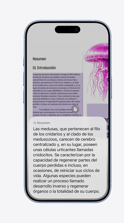 Pantalla de un iPhone con la inteligencia visual en un proyecto de decoración de interiores