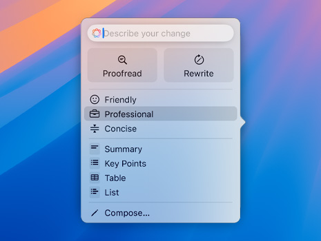 Una schermata con un messaggio dell’AI.